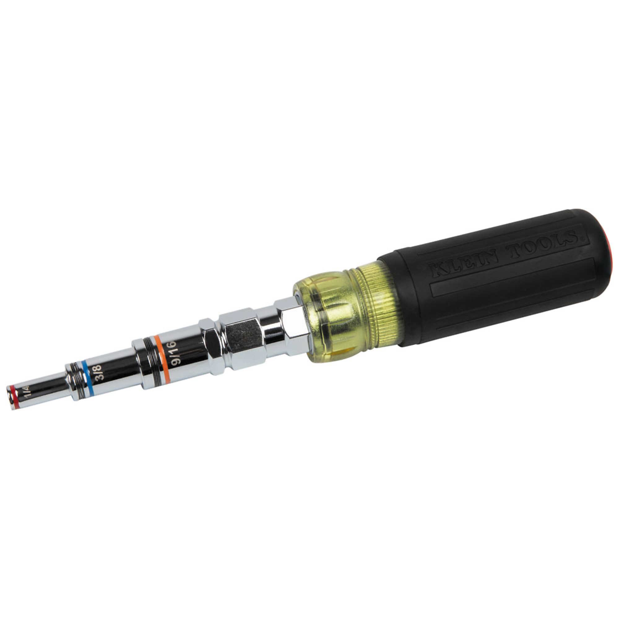 Klein Tools, 9in.-1 Pass Through SAE Multi-Nut Driver, Magnetic, Model# 32809MAG
